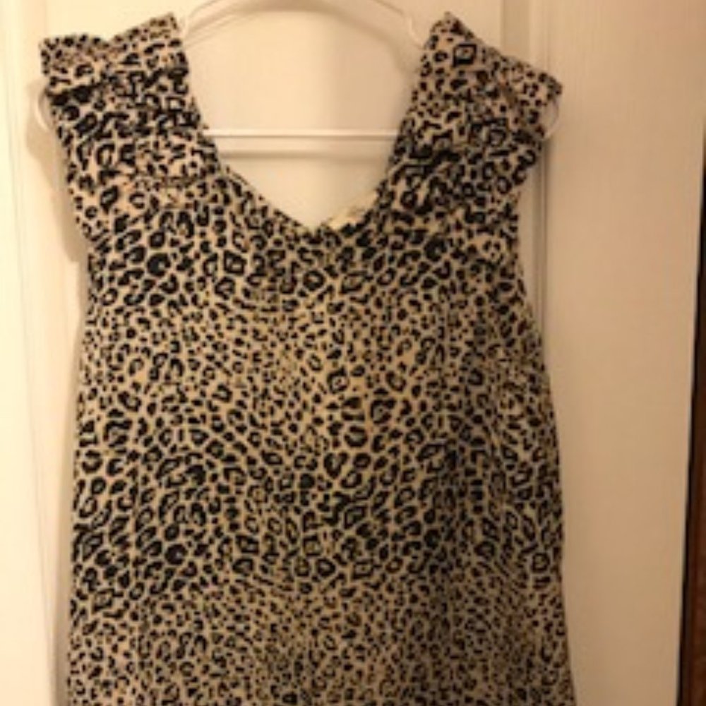 NWT - Silky Leopard Top